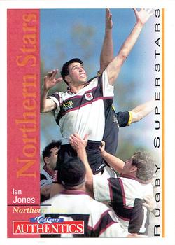 1995 Card Crazy Authentics Rugby Union NPC Superstars #2 Ian Jones Front